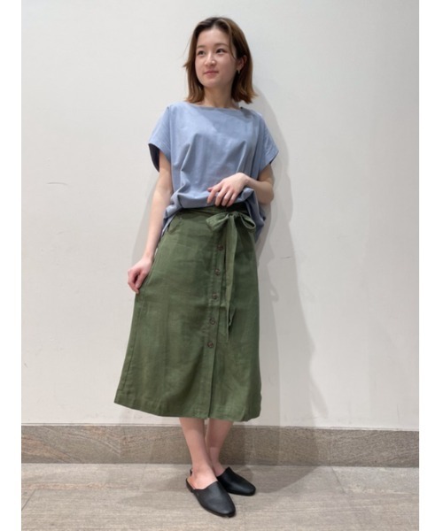 GAP(ギャップ)の「カジュアル ルーズフィット ドロップショルダー トップス(Tシャツ/カットソー・レディース・ブラック/ミント/その他/グレー・XXS/L/M/S/XL/XS)」の19枚目の写真