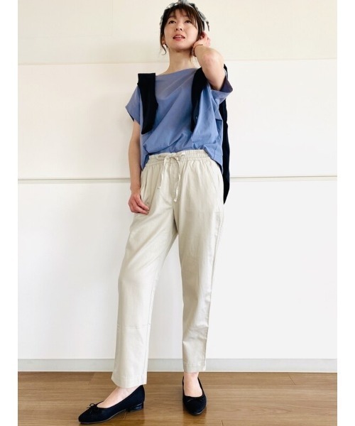 GAP(ギャップ)の「カジュアル ルーズフィット ドロップショルダー トップス(Tシャツ/カットソー・レディース・ブラック/ミント/その他/グレー・XXS/L/M/S/XL/XS)」の17枚目の写真