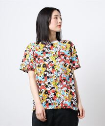 Disney（ディズニー）の「【 Disney 】 総柄プリントＴシャツ（ぎっしり）（Tシャツ/カットソー・メンズ）」