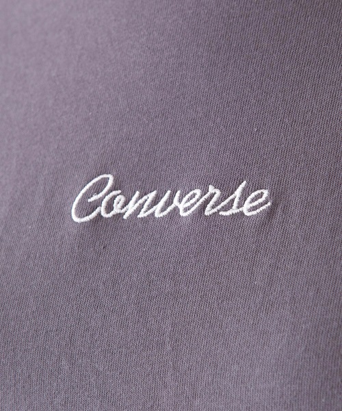 CONVERSE(コンバース)の「【CONVERSE/コンバース】スソワッフルキリカエバックプリントTシャツ(Tシャツ/カットソー・レディース・ライトブルー/ライトグリーン/スミクロ・LARGE/MEDIUM)」の6枚目の写真