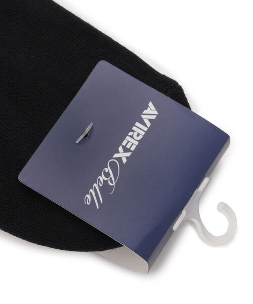AVIREX（アヴィレックス）の「アンクルロゴソックス/ ANKLE LOGO SOCKS（ソックス/靴下・レディース・グレー/ブラック・FREE）」の4枚目の写真