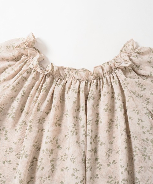 Crisp yours(クリスプユアーズ)の「【WEB限定】フラワーフリルパフブラウス(シャツ/ブラウス・レディース・アイボリー/ピンクベージュ・FREE)」の20枚目の写真