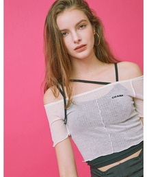 『CRANK/クランク』WAVE OFF SHOULDER/ウェーブオフショルダートップ