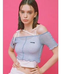 『CRANK/クランク』WAVE OFF SHOULDER/ウェーブオフショルダートップ