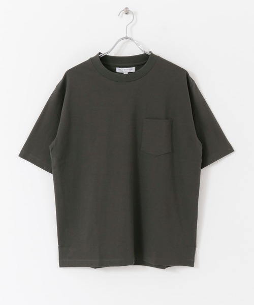 URBAN RESEARCH（アーバンリサーチ）の「コットン/ナイロンポケットTシャツ（Tシャツ/カットソー・メンズ・ホワイト/オリーブ/ベージュ系その他/スミクロ・MEDIUM/LARGE）」の13枚目の写真