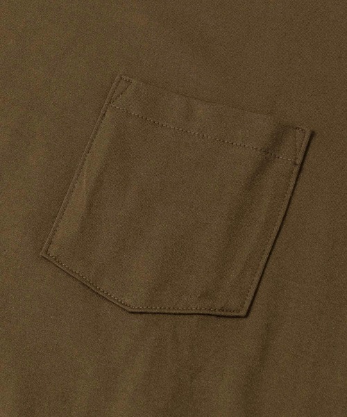 URBAN RESEARCH（アーバンリサーチ）の「コットン/ナイロンポケットTシャツ（Tシャツ/カットソー・メンズ・ホワイト/オリーブ/ベージュ系その他/スミクロ・MEDIUM/LARGE）」の19枚目の写真