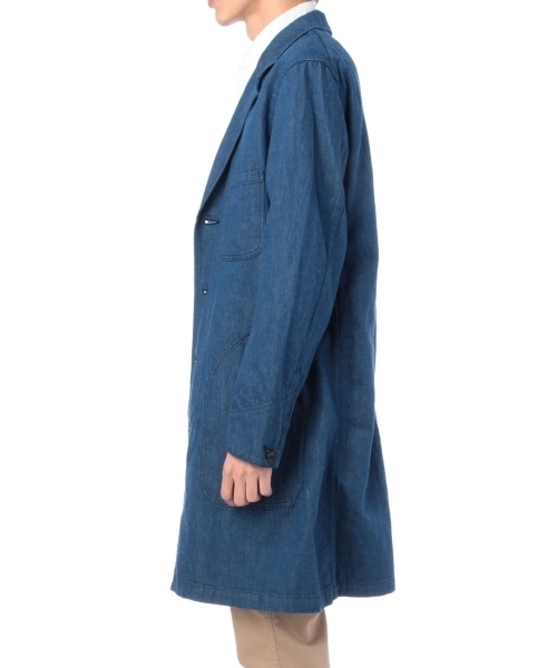 LE TiROiR de DRESSTERIOR（ルティロワドゥドレステリア）の「デニムチェスターコート（チェスターコート・メンズ・ブルー・03/01/02）」の3枚目の写真