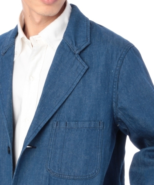 LE TiROiR de DRESSTERIOR（ルティロワドゥドレステリア）の「デニムチェスターコート（チェスターコート・メンズ・ブルー・03/01/02）」の5枚目の写真