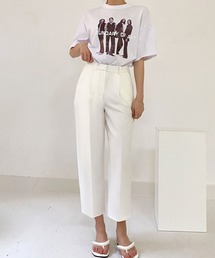 fd style | [FD]ドレープハイウエストパンツ(スラックス)