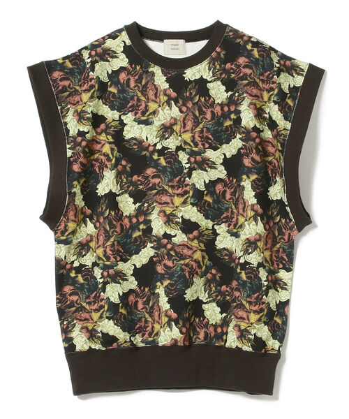 Ray BEAMS（レイビームス）の「FUMIE=TANAKA × Ray BEAMS / 別注 プリント スウェット ベスト（ベスト・レディース・ブラック・ONE SIZE）」の2枚目の写真