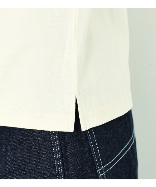 Lee(リー)の「Lee/リー ボートネック カットソー(Tシャツ/カットソー・レディース・ホワイト/ブラック/ベージュ/グリーン系その他/パープル系その他・SMALL/MEDIUM)」の19枚目の写真