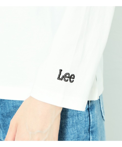 Lee(リー)の「Lee/リー ボートネック カットソー(Tシャツ/カットソー・レディース・ホワイト/ブラック/ベージュ/グリーン系その他/パープル系その他・SMALL/MEDIUM)」の17枚目の写真