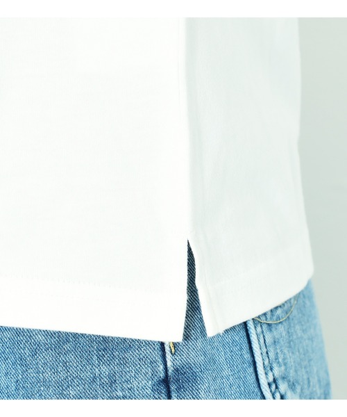 Lee(リー)の「Lee/リー ボートネック カットソー(Tシャツ/カットソー・レディース・ホワイト/ブラック/ベージュ/グリーン系その他/パープル系その他・SMALL/MEDIUM)」の18枚目の写真