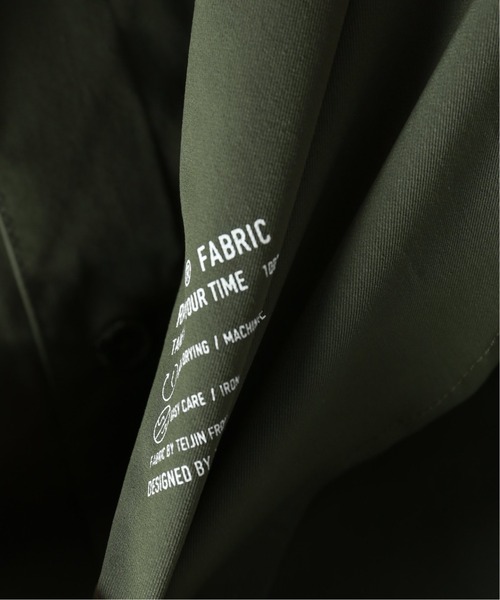 JOURNAL STANDARD relume（ジャーナルスタンダード　レリューム）の「RAKKAN(R) SURPLUS オーバーサイズ 半袖シャツ（シャツ/ブラウス・メンズ・ベージュ系その他/カーキ/エメラルドブルー・LARGE/SMALL/MEDIUM）」の5枚目の写真