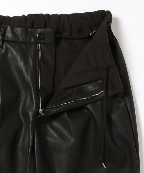 BeAMS DOT(ビームスドット)の「BeAMS DOT / フェイクレザー ワイドバルーンパンツ(その他パンツ・メンズ・ブラック・SMALL/MEDIUM/LARGE)」の14枚目の写真