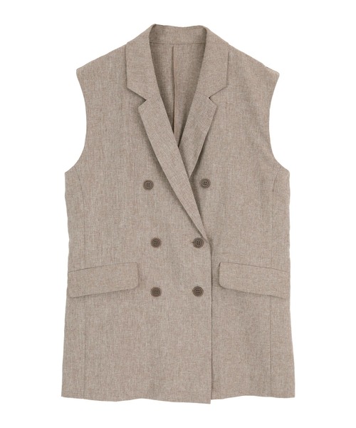 titivate（ティティベイト）の「ﾉｰｽﾘｰﾌﾞﾃｰﾗｰﾄﾞｼﾞｬｹｯﾄ（テーラードジャケット・レディース・ブラック/ベージュ/モカ・S/M）」の21枚目の写真