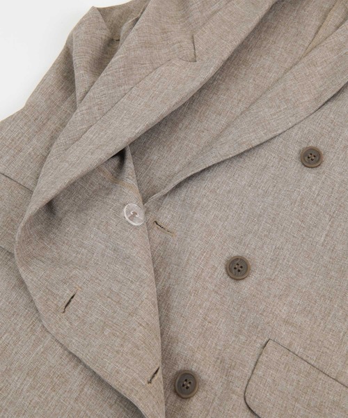 titivate（ティティベイト）の「ﾉｰｽﾘｰﾌﾞﾃｰﾗｰﾄﾞｼﾞｬｹｯﾄ（テーラードジャケット・レディース・ブラック/ベージュ/モカ・S/M）」の8枚目の写真