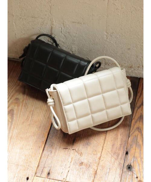 Green　Parks（グリーンパークス）の「キルトミニショルダーバッグ＊（ショルダーバッグ・レディース・ブラック/その他8・FREE）」の8枚目の写真