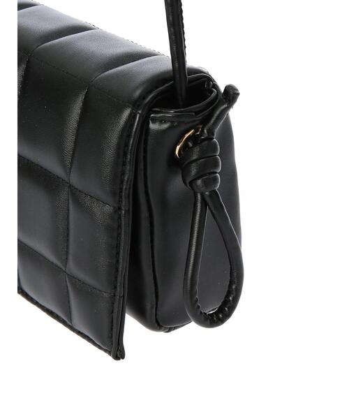 Green　Parks（グリーンパークス）の「キルトミニショルダーバッグ＊（ショルダーバッグ・レディース・ブラック/その他8・FREE）」の4枚目の写真