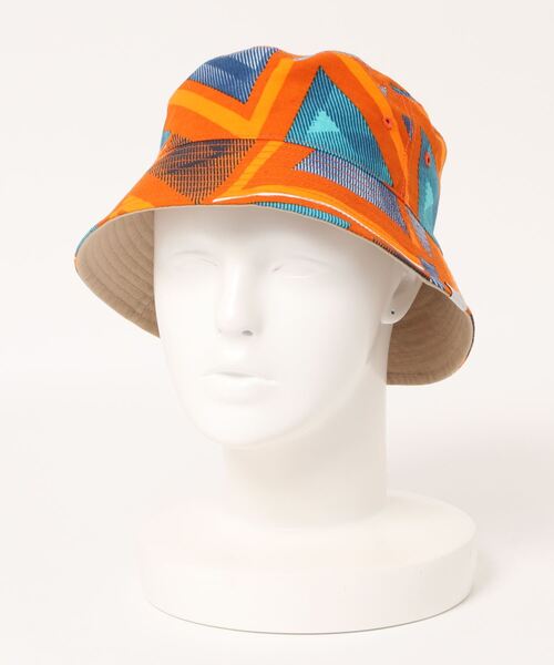 OVERRIDE(オーバーライド)の「OVERRIDE x CLOUDY BUCKET HAT(ハット・レディース・レッド/ライトブルー/オレンジ・58cm)」の6枚目の写真
