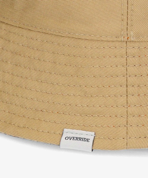 OVERRIDE(オーバーライド)の「OVERRIDE x CLOUDY BUCKET HAT(ハット・レディース・レッド/ライトブルー/オレンジ・58cm)」の15枚目の写真