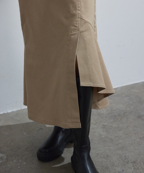 vis-`a-vis(ビサビ)の「【追加生産】アシンメトリーマーメイドスカート(スカート・レディース・ベージュ/スミクロ/カーキ・S/M)」の19枚目の写真