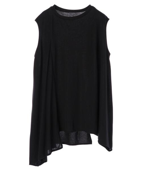 Green Parks(グリーンパークス)の「さらりノースリーブプルオーバー(Tシャツ/カットソー・レディース・ブラック/オフホワイト/ブラウン/グリーン/グレイッシュベージュ・FREE)」の22枚目の写真