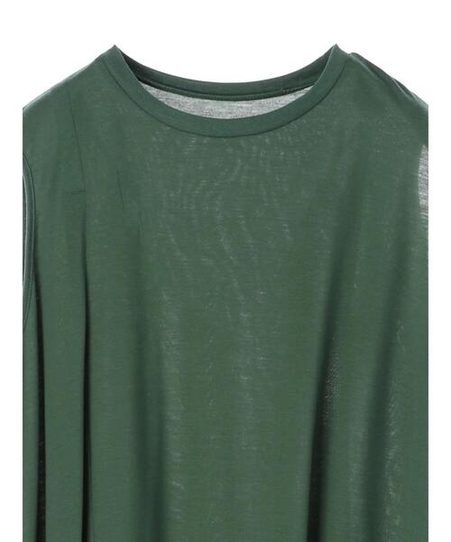 Green Parks(グリーンパークス)の「さらりノースリーブプルオーバー(Tシャツ/カットソー・レディース・ブラック/オフホワイト/ブラウン/グリーン/グレイッシュベージュ・FREE)」の8枚目の写真