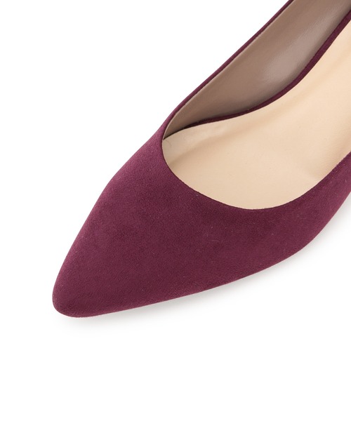 ROPE' PICNIC（ロペピクニック）の「リサイクルエコスエードポインテッドトゥプレーンパンプス（パンプス・レディース・チャコールグレー/ベージュ系その他2/パープル系その他・23.0cm/23.5cm/24.0cm/24.5cm）」の14枚目の写真