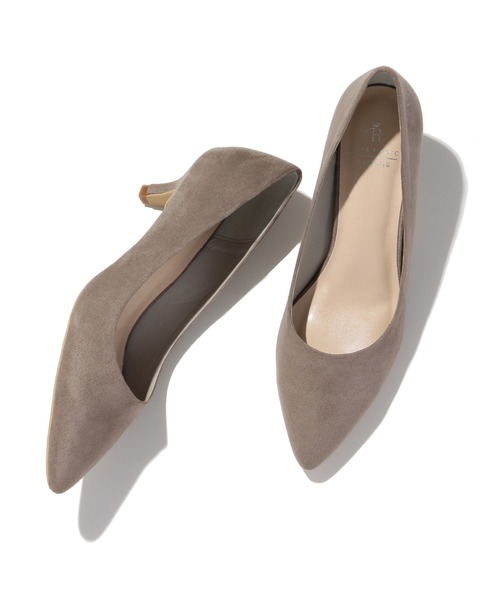 ROPE' PICNIC（ロペピクニック）の「リサイクルエコスエードポインテッドトゥプレーンパンプス（パンプス・レディース・チャコールグレー/ベージュ系その他2/パープル系その他・23.0cm/23.5cm/24.0cm/24.5cm）」の7枚目の写真