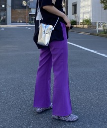 AS KNOW AS PINKY | 虹のカケラスラックス カラーパンツ(スラックス)