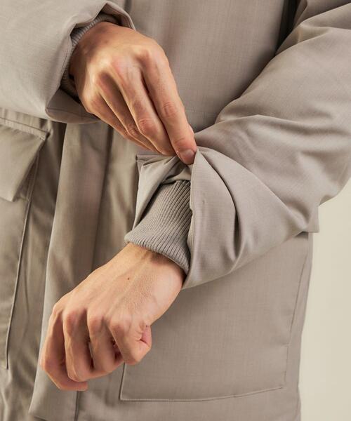 green label relaxing（グリーンレーベルリラクシング）の「＜green label relaxing＞TW タイプライター ダウン ブルゾン -撥水-（ダウンジャケット/コート・メンズ・オリーブ/ベージュ/ブラック・M/L/XL/S）」の22枚目の写真