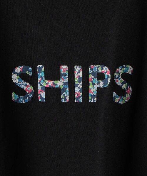SHIPS(シップス)の「【WEB限定】SHIPS: フラワー柄 SHIPS ロゴ ユニセックス ロングスリーブ Tシャツ (ロンT)(Tシャツ/カットソー・メンズ・ホワイト/ブラック/ネイビー/ライトグリーン・SMALL/MEDIUM/LARGE/X-LARGE)」の10枚目の写真