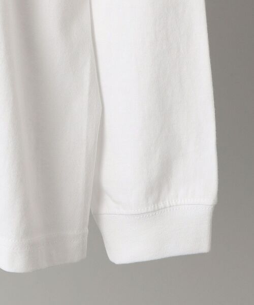 SHIPS(シップス)の「【WEB限定】SHIPS: フラワー柄 SHIPS ロゴ ユニセックス ロングスリーブ Tシャツ (ロンT)(Tシャツ/カットソー・メンズ・ホワイト/ブラック/ネイビー/ライトグリーン・SMALL/MEDIUM/LARGE/X-LARGE)」の15枚目の写真