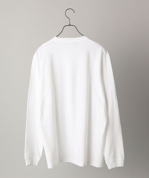 SHIPS(シップス)の「【WEB限定】SHIPS: フラワー柄 SHIPS ロゴ ユニセックス ロングスリーブ Tシャツ (ロンT)(Tシャツ/カットソー・メンズ・ホワイト/ブラック/ネイビー/ライトグリーン・SMALL/MEDIUM/LARGE/X-LARGE)」の16枚目の写真