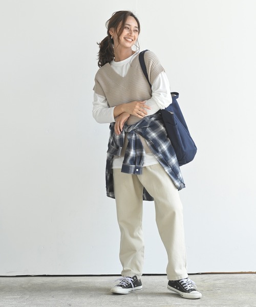 rps(アールピーエス)の「チェックBIGシャツ(シャツ/ブラウス・レディース・ブラック/ネイビー/レッド・M)」の20枚目の写真