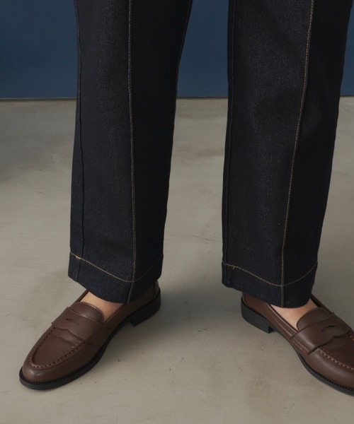 Aunt Marie's(アントマリーズ)の「シンプルローファー / AUNT MARIE'S(ローファー・レディース・ブラック/ブラウン・S/L/M)」の2枚目の写真