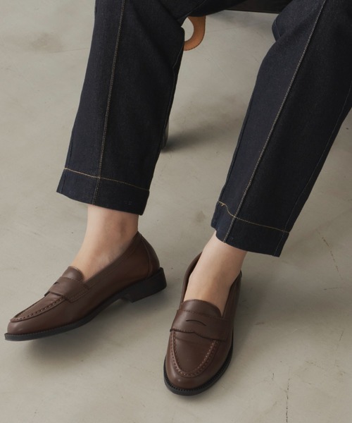 Aunt Marie's(アントマリーズ)の「シンプルローファー / AUNT MARIE'S(ローファー・レディース・ブラック/ブラウン・S/L/M)」の9枚目の写真