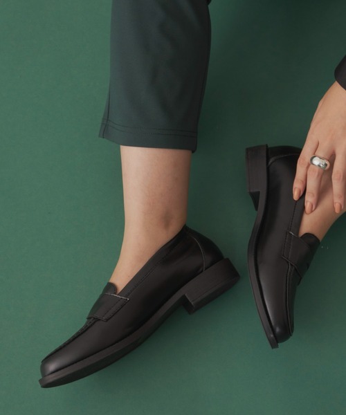 Aunt Marie's(アントマリーズ)の「シンプルローファー / AUNT MARIE'S(ローファー・レディース・ブラック/ブラウン・S/L/M)」の18枚目の写真