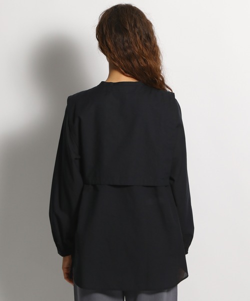 niko and...(ニコアンド)の「2WAYスクエアカラーブラウス(シャツ/ブラウス・レディース・ブラック/オフホワイト/チャコール・MEDIUM/LARGE)」の6枚目の写真