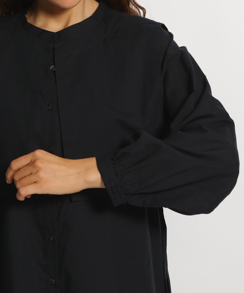 niko and...(ニコアンド)の「2WAYスクエアカラーブラウス(シャツ/ブラウス・レディース・ブラック/オフホワイト/チャコール・MEDIUM/LARGE)」の9枚目の写真