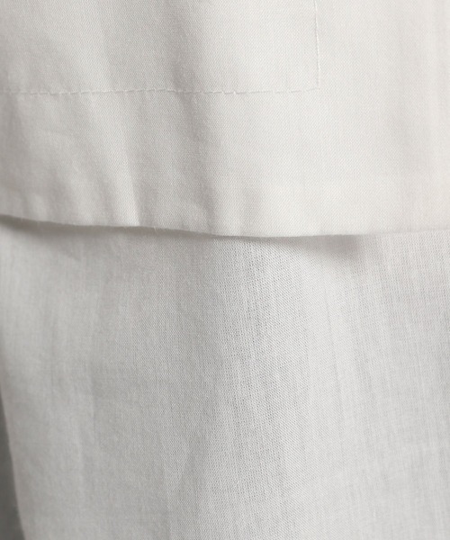 niko and...(ニコアンド)の「2WAYスクエアカラーブラウス(シャツ/ブラウス・レディース・ブラック/オフホワイト/チャコール・MEDIUM/LARGE)」の7枚目の写真