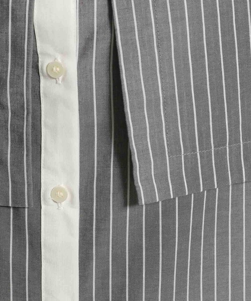 niko and...(ニコアンド)の「2WAYスクエアカラーブラウス(シャツ/ブラウス・レディース・ブラック/オフホワイト/チャコール・MEDIUM/LARGE)」の17枚目の写真