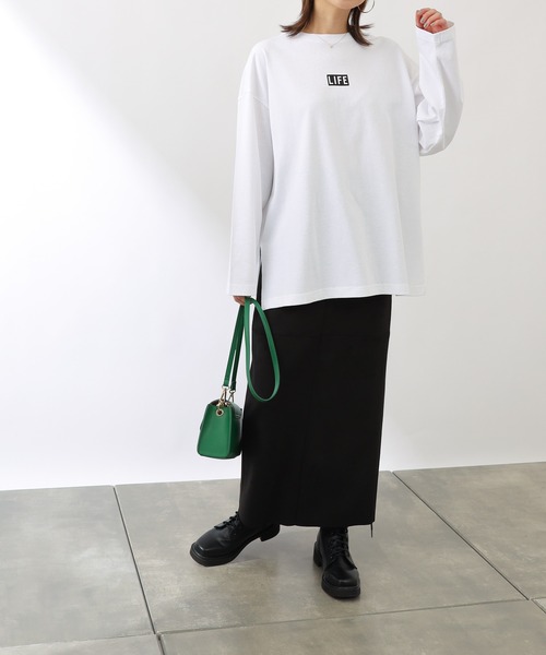 COLONY 2139（コロニートゥーワンスリーナイン）の「フェイクスエードストレッチスカート（スカート・レディース・ブラック/モカ・FREE）」の13枚目の写真