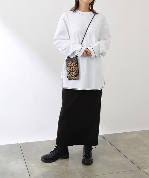 COLONY 2139（コロニートゥーワンスリーナイン）の「フェイクスエードストレッチスカート（スカート・レディース・ブラック/モカ・FREE）」の19枚目の写真