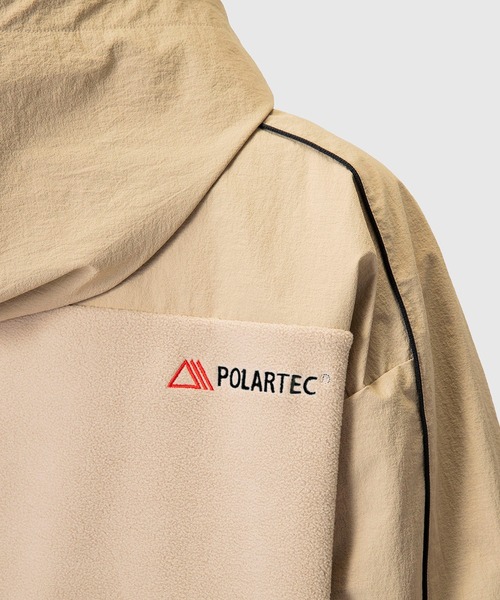 le coq sportif（ルコックスポルティフ）の「ポーラテックフリースアノラックジャケット ウェア セーター フリース ニット 防寒 トレーニング 保温 軽量 スポーツウェア（ブルゾン・メンズ・ブラック/ベージュ/ホワイト・L/M/XL）」の10枚目の写真