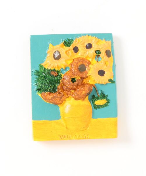 セール 家具家電や収納にひっつけておしゃれ北欧風雑貨インテリアに 世界の名画ゴッホのひまわりマグネット インテリア雑貨 Yururira ユルリラ のファッション通販 Zozotown