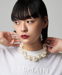 【Narcissus】Wパールネックレス