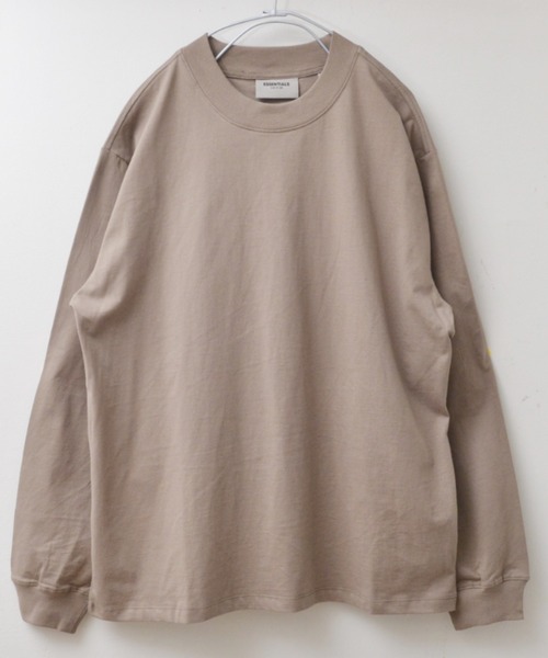 FOG ESSENTIALS(エフオージーエッセンシャルズ)の「ESSENTIALS /エッセンシャルズ バックロゴ ロングスリーブTシャツ(Tシャツ/カットソー・メンズ・ブラック/ブラウン/ベージュ・S/M/L/XL)」の5枚目の写真