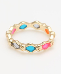 【チャイハネ】ステンドグラス風リング